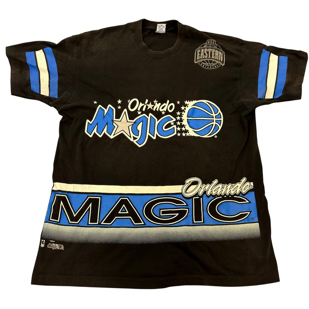 Vintage Salem Sportswear Orlando Magic NBA T-Shirt Black XL Made in USA 90s